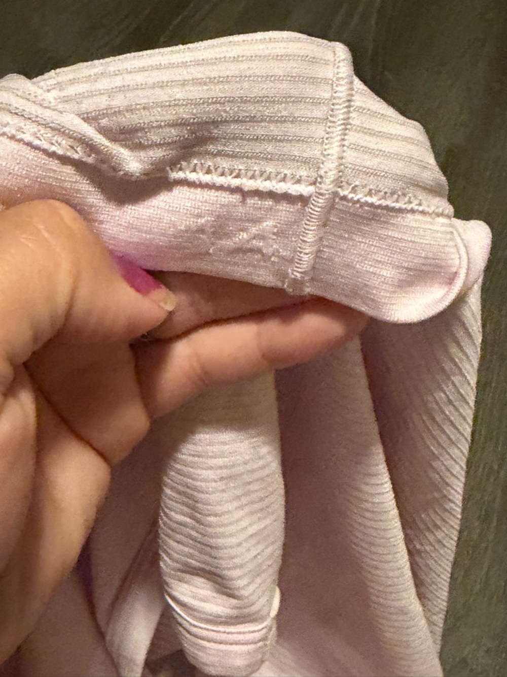 Light Pink lululemon Ribbed Racerback Crop Top - Picture 3 of 3